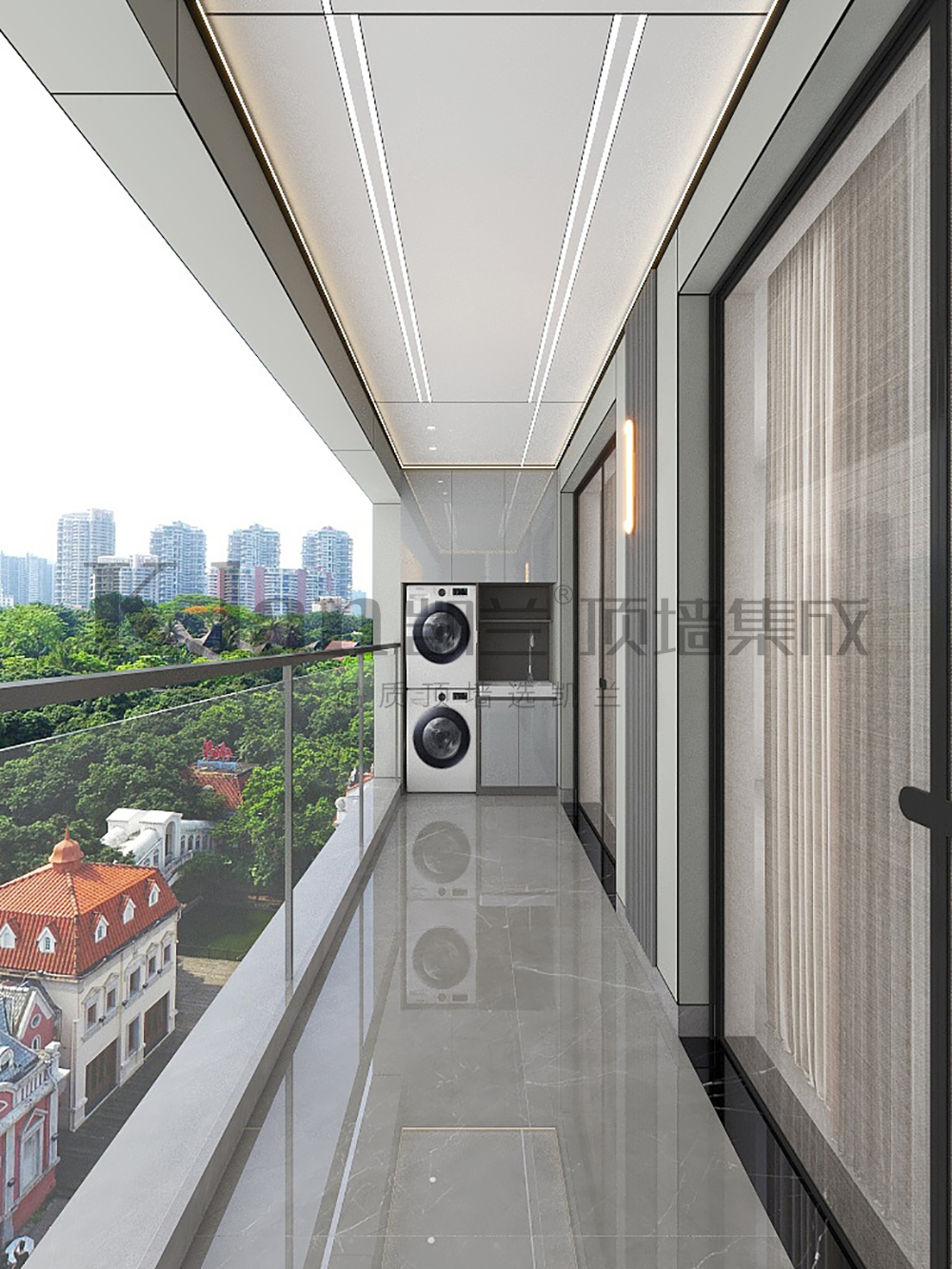 凱蘭集成吊頂鋁蜂窩大板鋁墻板