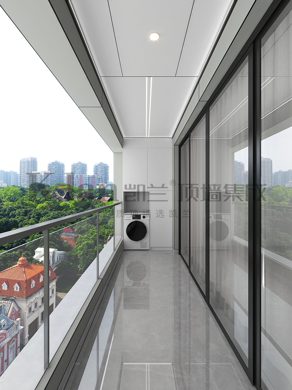 凱蘭集成吊頂鋁蜂窩大板鋁墻板