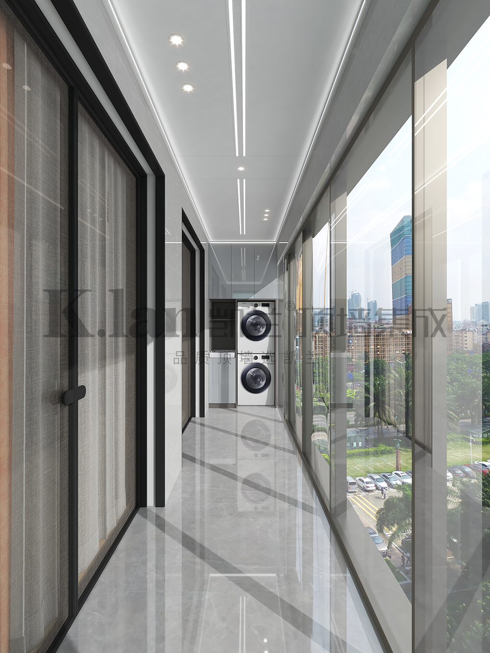 凱蘭集成吊頂鋁蜂窩大板鋁墻板